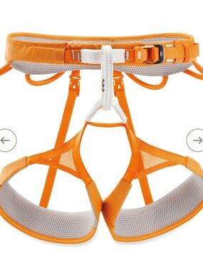 Rock Climbing Harness - Petzl Hirundos orange